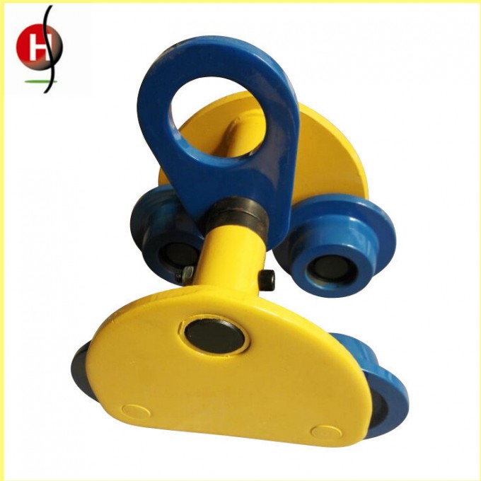 Hot Sale 2t Manual Plainted/Geared Trolley for Chain Block and Electric Chain Hoist Image1