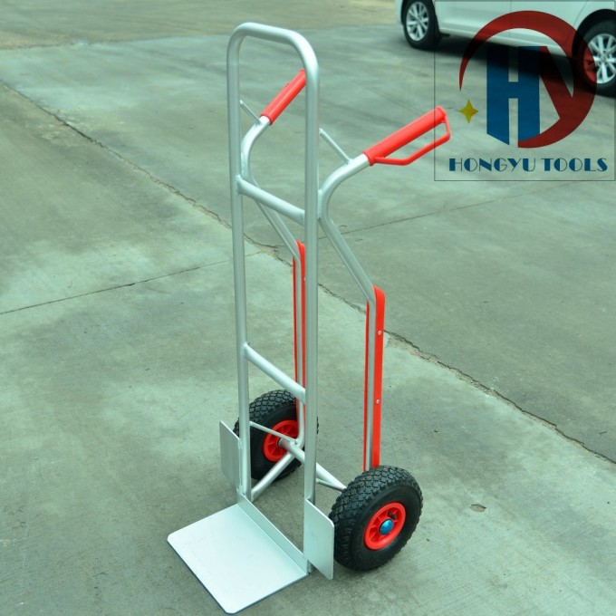 Aluminum Unfoldable Two Handle Hand Trolley Ht2106 Image1