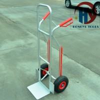 Aluminum Unfoldable Two Handle Hand Trolley Ht2106