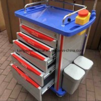 Hospital Furniture Medical ABS Trolley Patient Treatment Carts