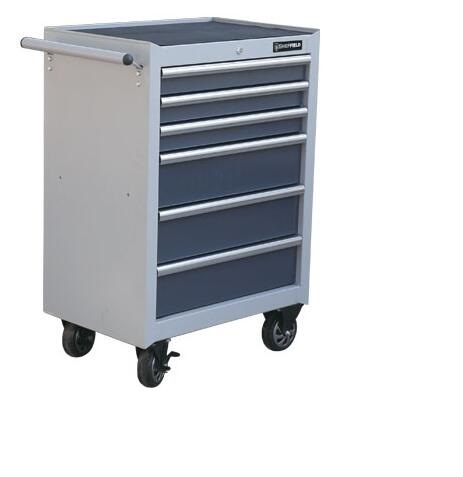 6 Ball-Bearing Drawers Mobile Tool Trolley Image1