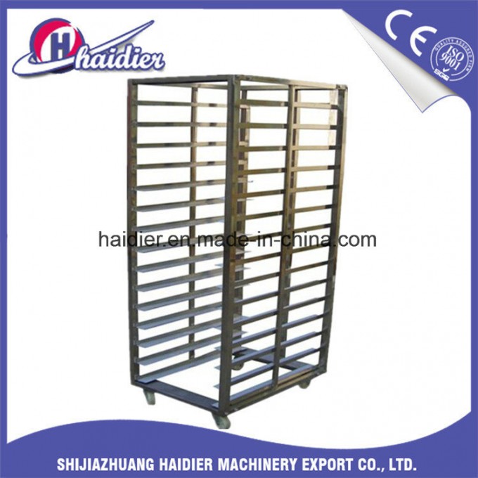 Disassemble 16 Trays Bread Cooling Rack Stainless Steel Bakery Trolley Image1