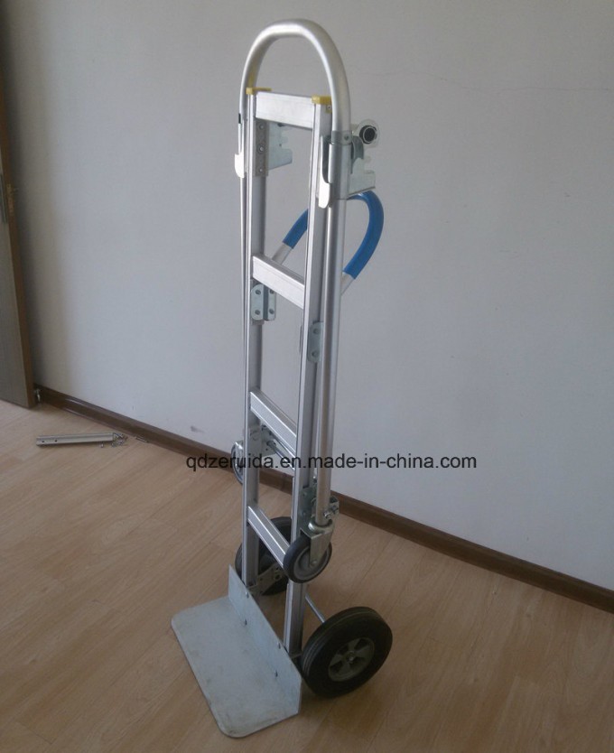 Aluminum Folding Hand Trolley 700bls/Moving Foldable Hand Cart Image1