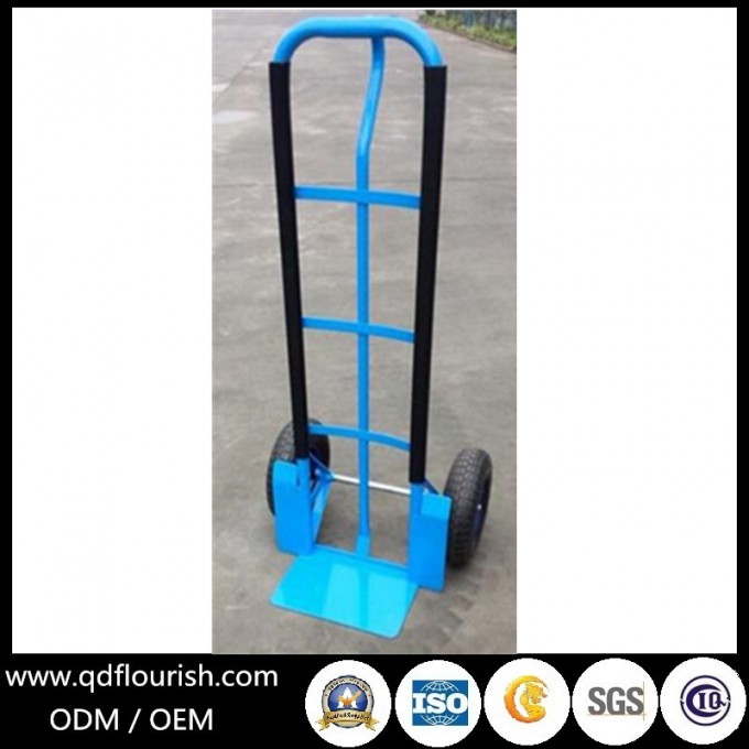 Rubber Wheel Hand Truck Hand Trolley Ht1805-1 Image1