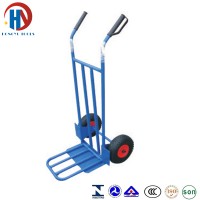 Blue Metal Hand Truck