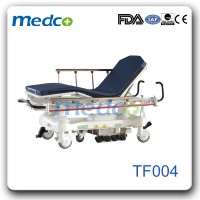 Hospital Stainless Steel Emergency Luxurious Hydraulic Patient Stretcher Trolley