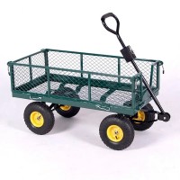 Utility 1000lb Heavy Duty Steel Mesh Trolley Tc4205b Tool Cart for Garden Using