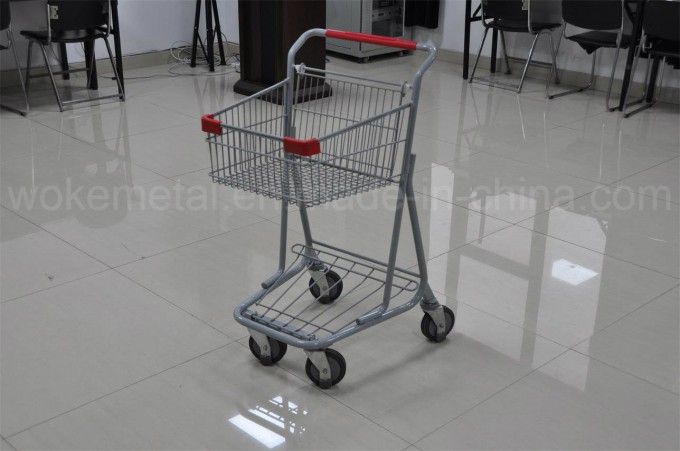 Convenience Stainless Steel Store Shopping Cart/Shopping Trolley Image1