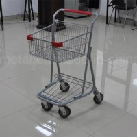 Convenience Stainless Steel Store Shopping Cart/Shopping Trolley