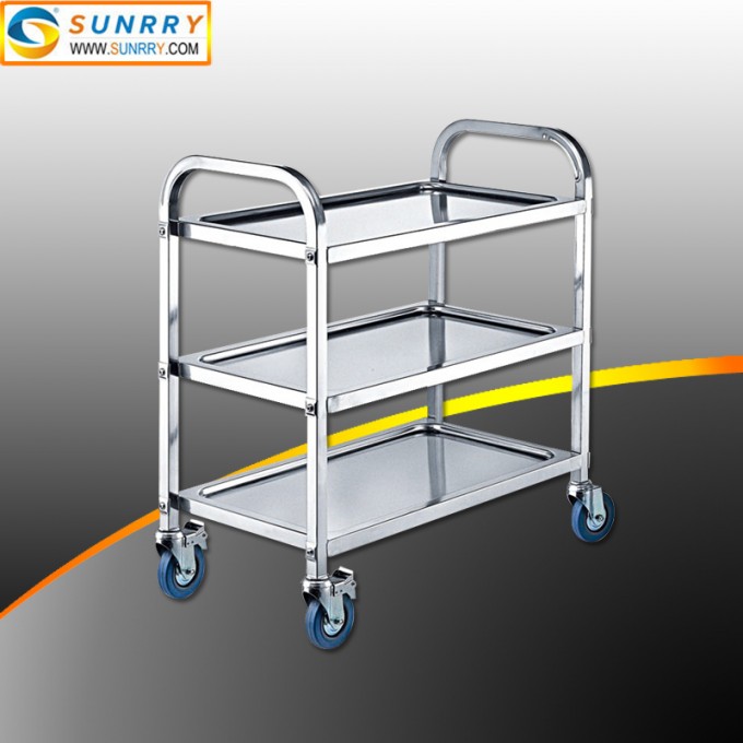 3 Layers Stainless Steel Cheap Kitchen Bar Cart Image1