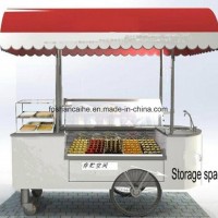 Stainless Steel 304 California Ice Cream Cart