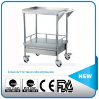 China Factory Stainless Steel Nursing Trolley