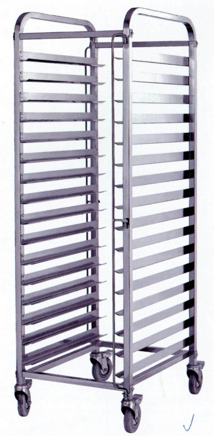 Commercial Stainless Steel Removable 16/32 Pans Trolley Image1