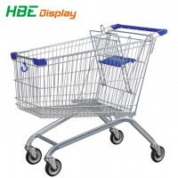 Galvanized Steel Supermarket Shopping Cart Trolley