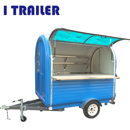 Mobile Vending Stainless Steel Hot Dog Cart for Snack Business Image1