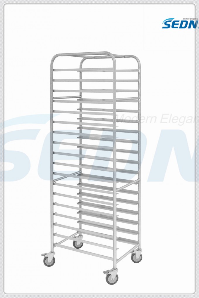 Handmade Commercial Stainless Steel Bakery Trolley (CZ006) Image1