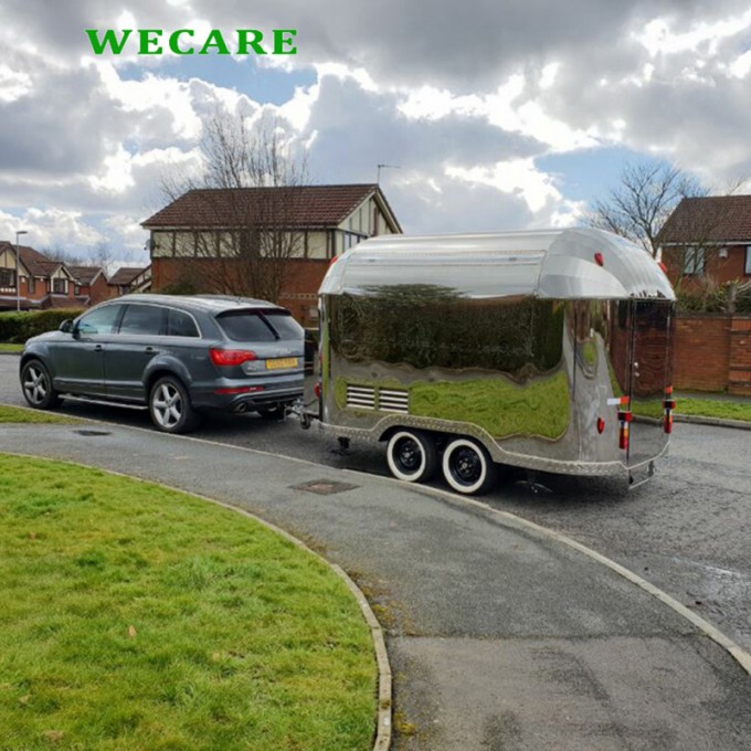 Convient Design Stainless Steel Food Truck Cart Image1