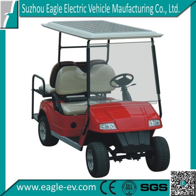 Electric Utility Carts, 4 Seat with Flop Seat, Eg2028ksz, Right Hand Drive, Plastic Body, Steel Fram Image1