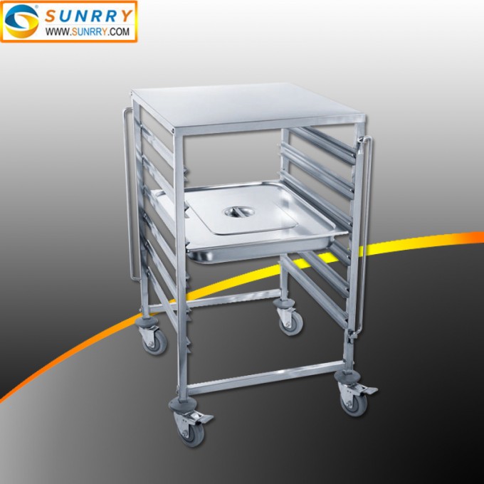 304 Grade Stainless Steel Bakery Tray Trolley with Good Price Image1