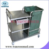 Bss020 Stainless Steel Dirty Linen Trolley with Dust Bag