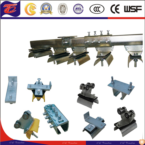 Customized Stainless Steel Mobile Festoon Cable Trolley Image1