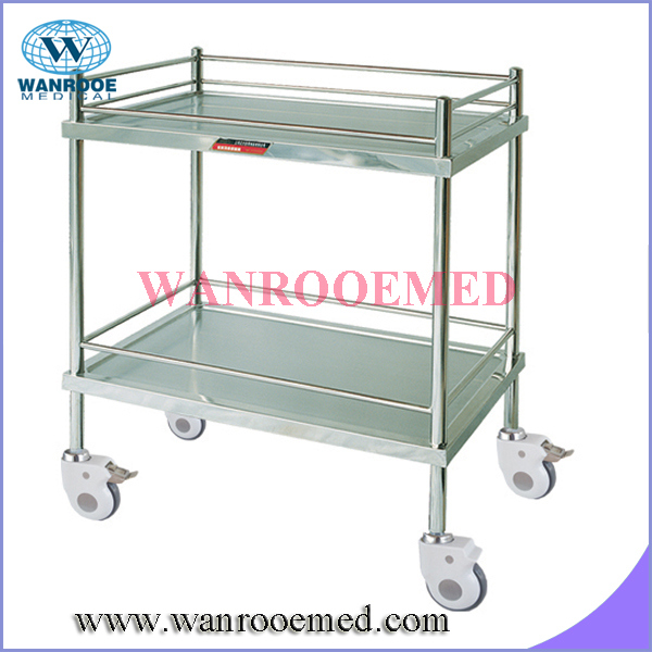 Bss200 Stainless Steel Dressing Trolley Without Drawer Image1