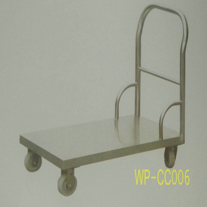 Stainless Steel Kitchen Flat Cart for Commercial Kitchen, Restaurant, Hotel, Dining Room etc Image1