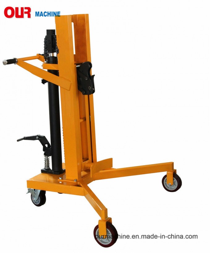 2018 Newest Capacity 450kg Pedal Lifting Hydraulic Oil Drum Trolley Dtf450b Image1