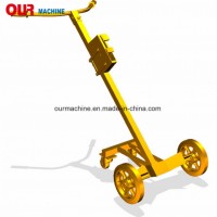 China Supplier 4 Wheel Drum Hand Trucks with 450kg Capacity De450d