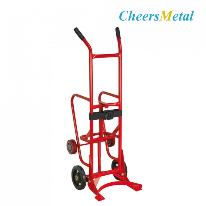 Steel Oil Trolley Oil Moving Truck Drum Cart Image1