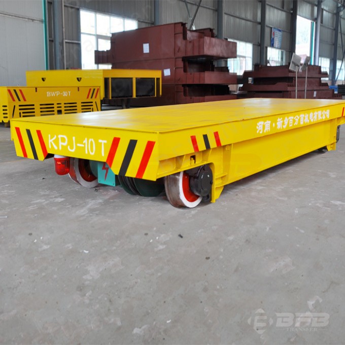 Motorized Transfer Cart with Cable Drum for Materail Handling Image1