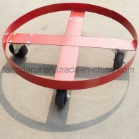 Round Cross Drum Dolly, Drum Carry Caddy China Powder Coated Service Cart (TC0102)