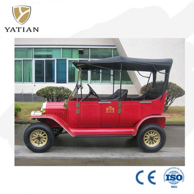 Electric Carts High Endurance Mileage Golf Carts in Red Golf Vehicle Image1