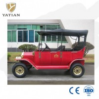 Electric Carts High Endurance Mileage Golf Carts in Red Golf Vehicle