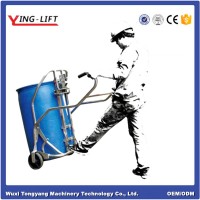 Drum Trolley with Black Nylon Wheels