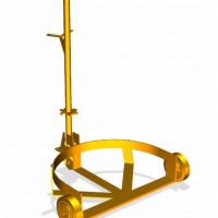 DC500 Portable Mechanical Drum Handling Cart with Bung Wrench Handle