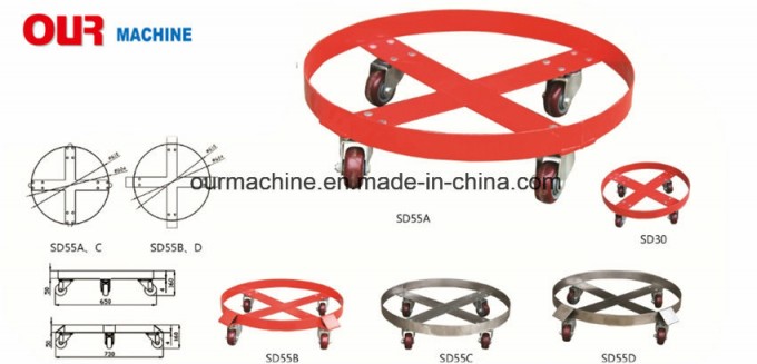 Best Selling Ss Drum Handing and Carrier Service Tool Cart SD55c Image1