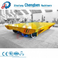 Customized V-Deck Frame Cable Wire Power Flat Transfer Cart on Railways