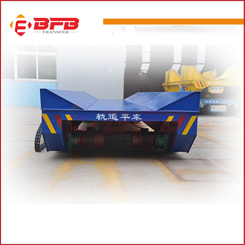 Material Handling Transfer Cart for Heavy Duty Manufacturing on Rail Image1