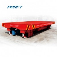 Electric Heavy Material Transfer Rail Car Heavy Duty Wagon Cart
