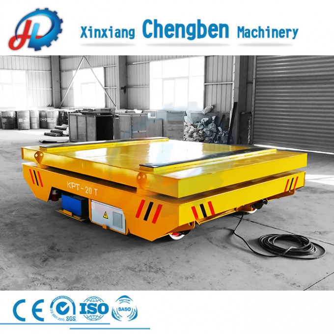 Tool Room Transfer Mobile Cable Powered Motorized Transfer Cart Image1