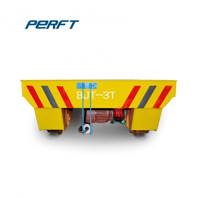 Heavy Loads Rail Transfer Cart with Specialized Crane Steel Wheels Image1