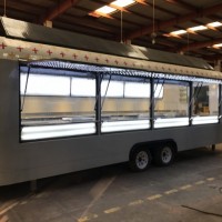 Fast Food Vending Cart with LED Window