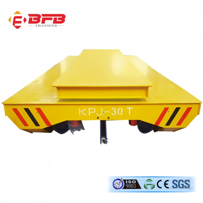 Heavy Load Flat Transfer Cart in Workshop (KPJ-20T) Image1
