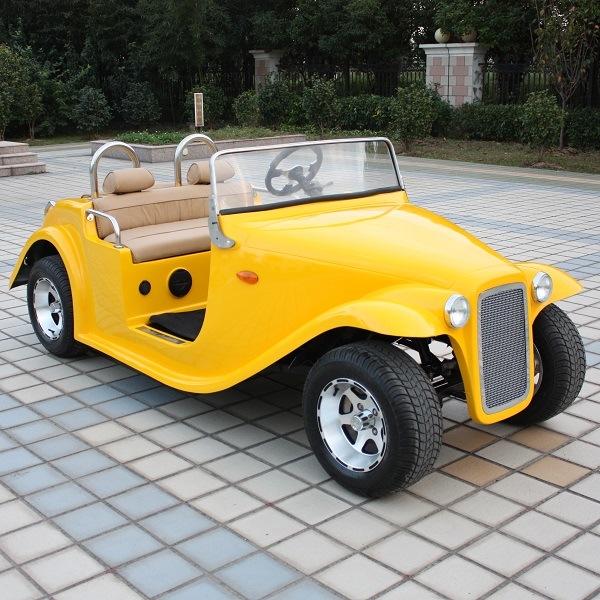 Battery Powered Luxury Electric Vintage Golf Cart with CE (DN-4D) Image1