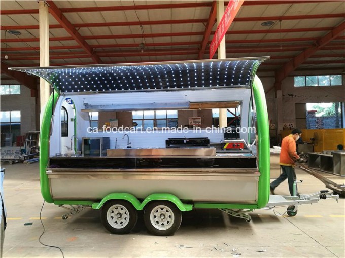 Supplier Fast Food Vending Cart New Model Image1