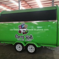 Customized Street Fast Food Vending Cart Trolley