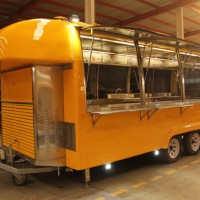 Europe Standard Hamburger Street Fast Food Cart