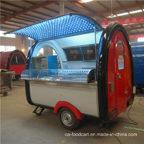 Mobile Food Selling Cart with Ice Cream Machine Image1