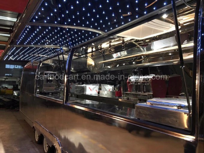 Multifunction Mobile Food Selling Cart New Style Image1